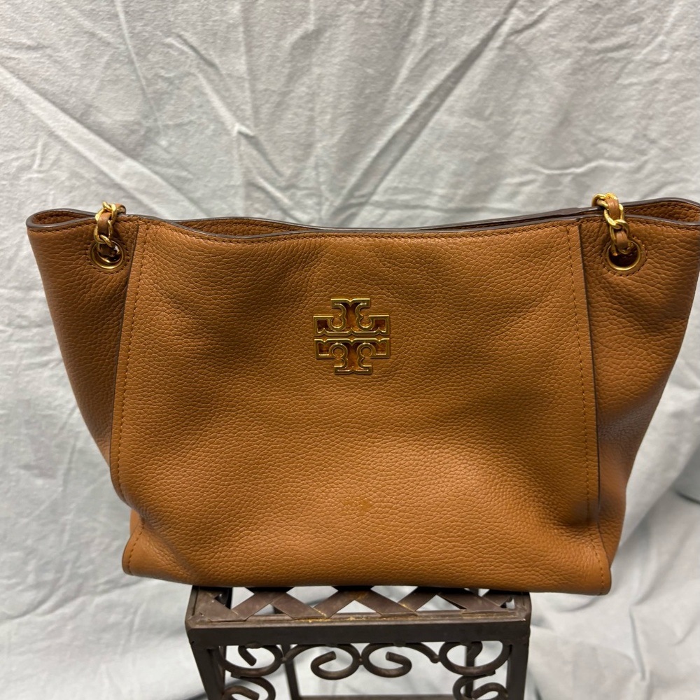 Tory Burch Brown Leather Tote-Style Purse